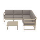 Juego de Terraza Mykonos con Sofa L